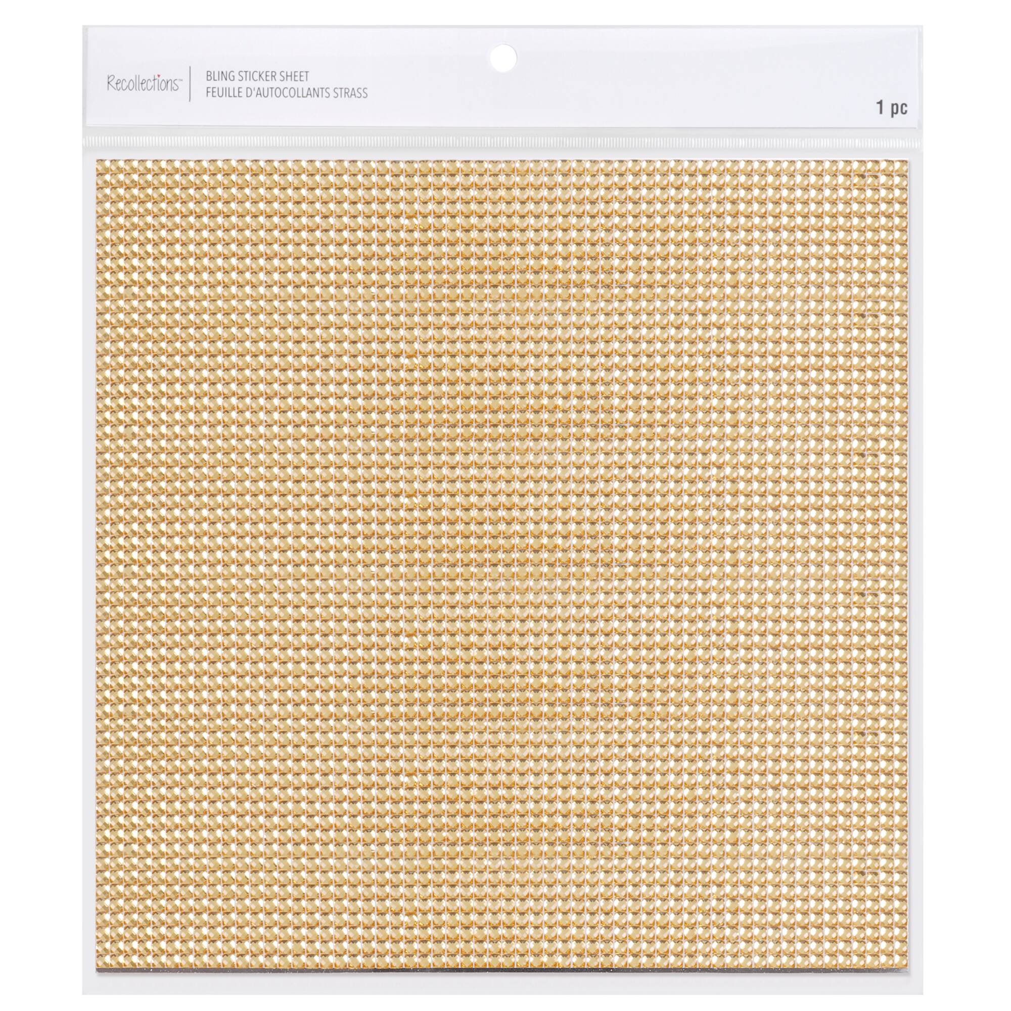 12 Pack: Gold Bling Sticker By Recollections™